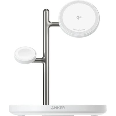 Anker MagGo Vezeték nélküli töltő - 15W gyors töltés - Fehér Anker MagGo Vezeték nélküli töltő - 15W gyors töltés - Fehér