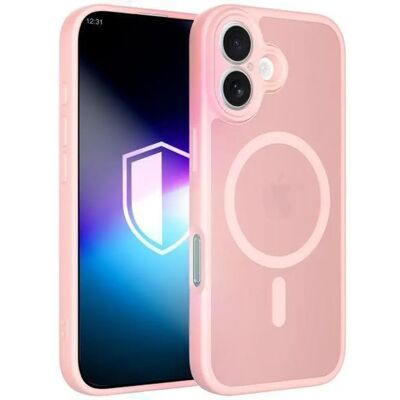 3MK Misty MagCase hátlaptok Apple iPhone 16 rózsaszín 3MK Misty MagCase hátlaptok Apple iPhone 16 rózsaszín