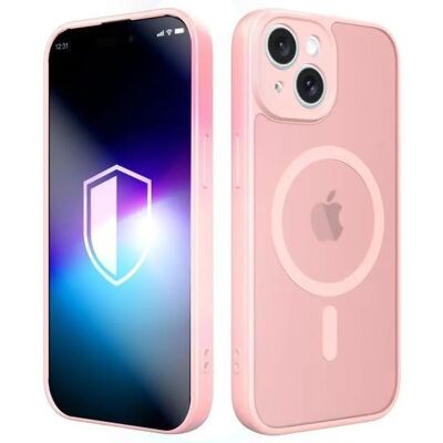 3MK Misty MagCase tok Apple iPhone 15 rózsaszín 3MK Misty MagCase tok Apple iPhone 15 rózsaszín