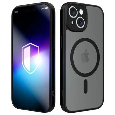 3MK Misty MagCase hátlaptok Apple iPhone 15 fekete 3MK Misty MagCase hátlaptok Apple iPhone 15 fekete