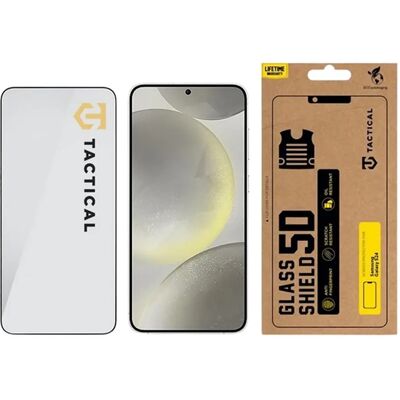 TACTICAL Glass Shield 5D kijelzővédő Samsung Galaxy S25 / S24 fekete 57983118584 TACTICAL Glass Shield 5D kijelzővédő Samsung Galaxy S25 / S24 fekete 57983118584