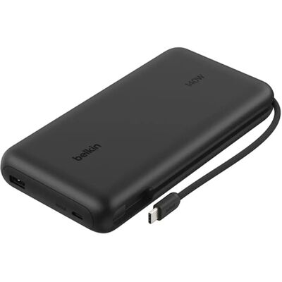 Belkin Boost Charge Power Bank 25000mAh Display 158W USB-C kábel fekete BPB039HQBK Belkin Boost Charge Power Bank 25000mAh Display 158W USB-C kábel fekete BPB039HQBK