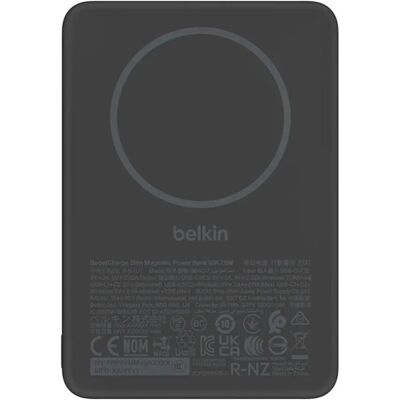 Belkin BoostCharge Slim mágneses Power Bank 10000mAh fekete BPD017HQBK Belkin BoostCharge Slim mágneses Power Bank 10000mAh fekete BPD017HQBK