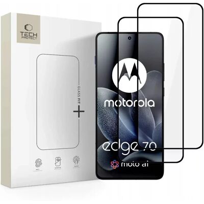 TECH-PROTECT Glass Fit+ kijelzővédő Motorola Edge 70 fekete 2db SP115344 TECH-PROTECT Glass Fit+ kijelzővédő Motorola Edge 70 fekete 2db SP115344