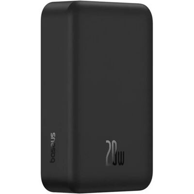 BASEUS EnerFill FM41 Ultra-Mini Power Bank 20000mAh 20W mágneses + USB-C kábel fekete E0027U00 BASEUS EnerFill FM41 Ultra-Mini Power Bank 20000mAh 20W mágneses + USB-C kábel fekete E0027U00