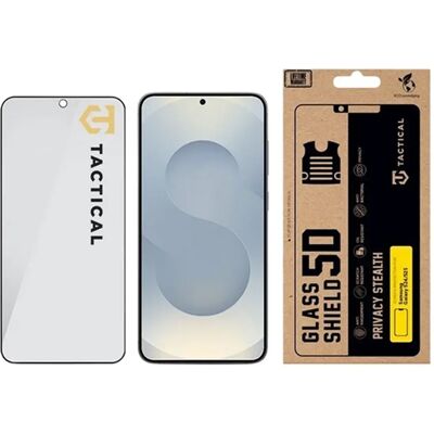 TACTICAL Glass Shield Privacy Stealth 5D kijelzővédő Samsung Galaxy S25 / S24 fekete 57983127207 TACTICAL Glass Shield Privacy Stealth 5D kijelzővédő Samsung Galaxy S25 / S24 fekete 57983127207