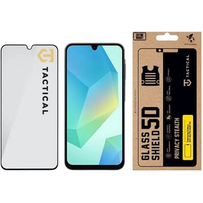 TACTICAL Glass Shield Privacy Stealth 5D kijelzővédő Samsung Galaxy A26 5G / A16 4G fekete 57983127200 TACTICAL Glass Shield Privacy Stealth 5D kijelzővédő Samsung Galaxy A26 5G / A16 4G fekete 57983127200