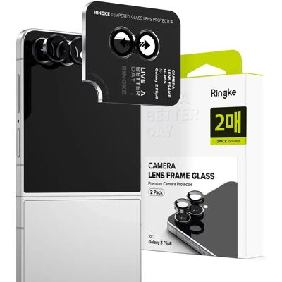 RINGKE Camera Frame kamera védő üvegfólia Samsung Galaxy Z Flip 8 fekete 2db SP116283 RINGKE Camera Frame kamera védő üvegfólia Samsung Galaxy Z Flip 8 fekete 2db SP116283