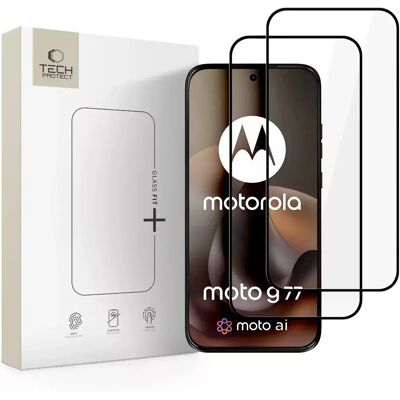 TECH-PROTECT Glass Fit+ kijelzővédő Motorola G67/G77/G87 fekete 2db SP116478 TECH-PROTECT Glass Fit+ kijelzővédő Motorola G67/G77/G87 fekete 2db SP116478