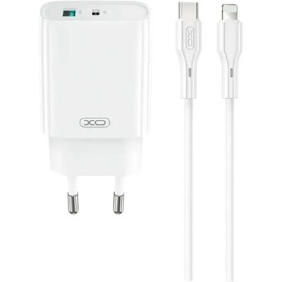 XO CE30 Hálózati töltő 30W + Lightning kábel XO-CE30 + LIGHTNING fehér OEM XO CE30 Hálózati töltő 30W + Lightning kábel XO-CE30 + LIGHTNING fehér OEM