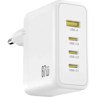 XO CE39 Hálózati töltő 67W GaN PD fehér XO CE39 Hálózati töltő 67W GaN PD fehér