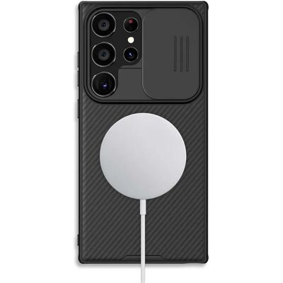 NILLKIN Samsung S24 Plus NILLKIN CAMSHIELD PRO MAGNETIC műanyag telefonvédő ütésállóság, csíkos, FEKETE NILLKIN Samsung S24 Plus NILLKIN CAMSHIELD PRO MAGNETIC műanyag telefonvédő ütésállóság, csíkos, FEKETE
