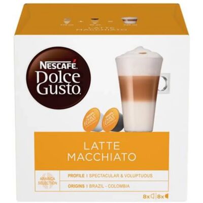 NESCAFE Dolce Gusto Latte Macchiato kávékapszula 16db NESCAFE Dolce Gusto Latte Macchiato kávékapszula 16db