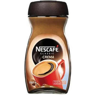 NESCAFE Classic Crema instant kávé üveges 200 g NESCAFE Classic Crema instant kávé üveges 200 g