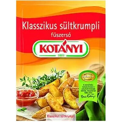 KOTÁNYI klasszikus sültkrumpli fűszerkeverék 20 g KOTÁNYI klasszikus sültkrumpli fűszerkeverék 20 g