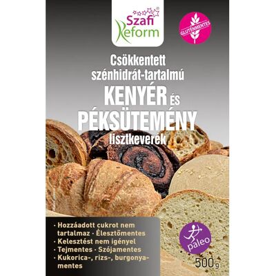 OEM Szafi Reform kenyér és péksütemény lisztkeverék ch csökkentett 500 g OEM Szafi Reform kenyér és péksütemény lisztkeverék ch csökkentett 500 g