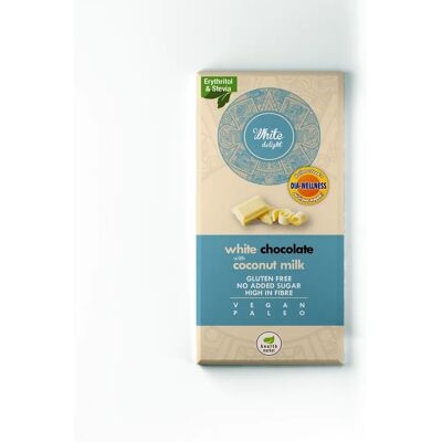 OEM Health Market paleo white delight fehér tábla édesítőszerekkel 80 g OEM Health Market paleo white delight fehér tábla édesítőszerekkel 80 g