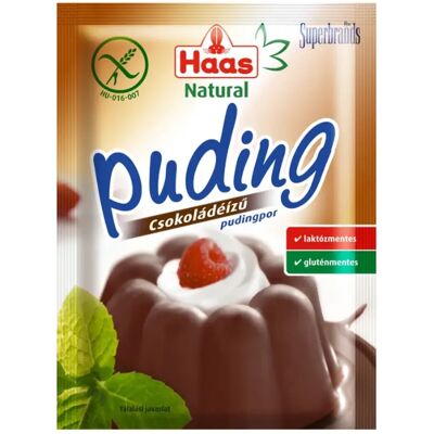 HAAS natural pudingpor csokoládé 44 g HAAS natural pudingpor csokoládé 44 g