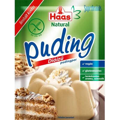 HAAS natural pudingpor dió ízű 40 g HAAS natural pudingpor dió ízű 40 g