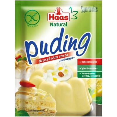 HAAS natural pudingpor oroszkrém ízű 40 g HAAS natural pudingpor oroszkrém ízű 40 g