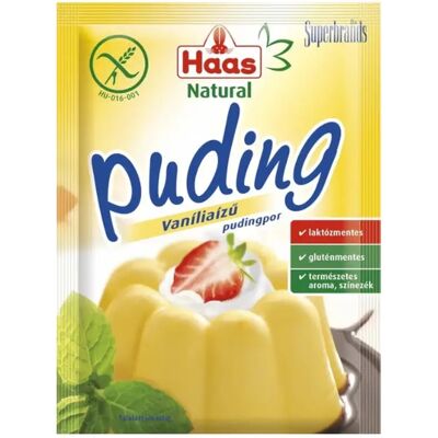 HAAS natural pudingpor vanília 40 g HAAS natural pudingpor vanília 40 g