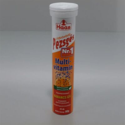 HAAS pezsgőtabletta multivitamin 20 db HAAS pezsgőtabletta multivitamin 20 db