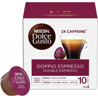 Nescafe Doppio Espresso Kapszulák - Kávé Nescafe Doppio Espresso Kapszulák - Kávé