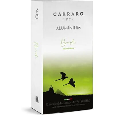 CARRARO Brasile nespresso kompatibilis kávékapszula 10 db CARRARO Brasile nespresso kompatibilis kávékapszula 10 db