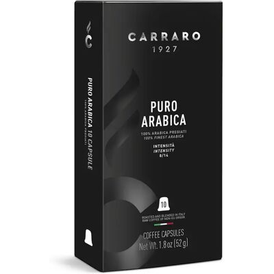 CARRARO Puro Arabica nespresso kompatibilis kávékapszula 10 db CARRARO Puro Arabica nespresso kompatibilis kávékapszula 10 db