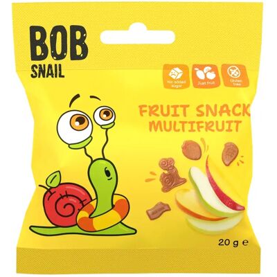 Bob Snail - Przekąska Wieloowocowa Bez Dodatku Cukru 20 g - Snack Bob Snail - Przekąska Wieloowocowa Bez Dodatku Cukru 20 g - Snack
