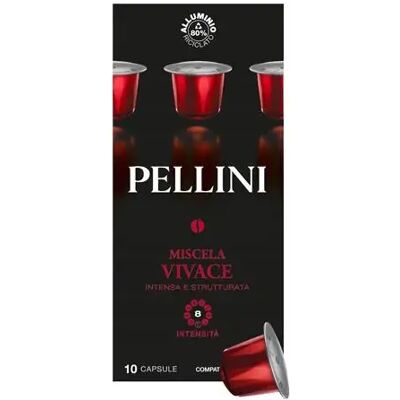 PELLINI Vivace Nespresso kompatibilis kávékapszula 10 db PELLINI Vivace Nespresso kompatibilis kávékapszula 10 db