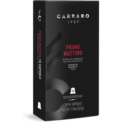CARRARO Primo mattino premium nespresso kompatibilis kávékapszula 10 db CARRARO Primo mattino premium nespresso kompatibilis kávékapszula 10 db