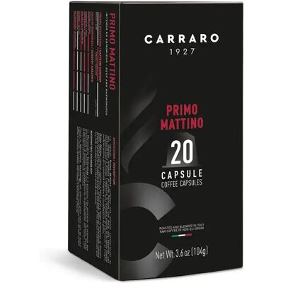 CARRARO Primo mattino premium nespresso kompatibilis kávékapszula 20 db CARRARO Primo mattino premium nespresso kompatibilis kávékapszula 20 db