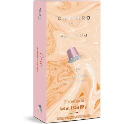 CARRARO Vanilla flavored nespresso kompatibilis kávékapszula 10 db CARRARO Vanilla flavored nespresso kompatibilis kávékapszula 10 db