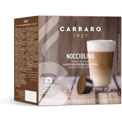 CARRARO Nocciolino dolce gusto kompatibilis kávékapszula 16 db CARRARO Nocciolino dolce gusto kompatibilis kávékapszula 16 db