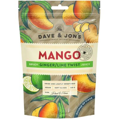 OEM Dave & Jon s mango gyömbér lime twist 100g 101366 OEM Dave & Jon s mango gyömbér lime twist 100g 101366