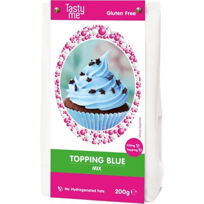 TASTY ME Gluténmentes világoskék tortakrém mix 200g 101405 TASTY ME Gluténmentes világoskék tortakrém mix 200g 101405