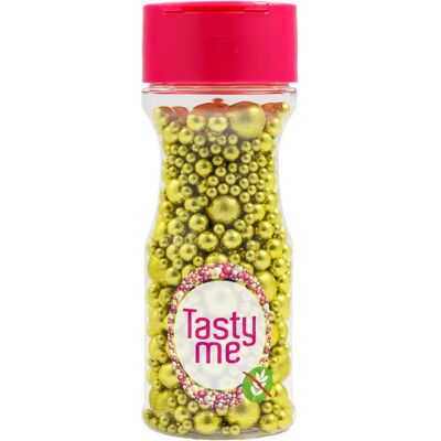 TASTY ME Gluténmentes metallic pearls tortadekor mix arany 75g 101414 TASTY ME Gluténmentes metallic pearls tortadekor mix arany 75g 101414