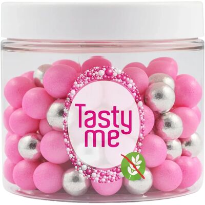 TASTY ME Gluténmentes tortadekor mix dreamer ezüst-pink 125g 101425 TASTY ME Gluténmentes tortadekor mix dreamer ezüst-pink 125g 101425