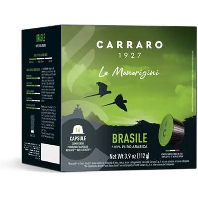 CARRARO Brasile Dolce Gusto kompatibilis kávékapszula 16 db CARRARO Brasile Dolce Gusto kompatibilis kávékapszula 16 db