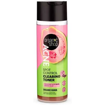OEM Organic Shop acne tisztító tonik pattanásos bőrre bio guavával 200 ml 103628 OEM Organic Shop acne tisztító tonik pattanásos bőrre bio guavával 200 ml 103628