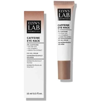 OEM Elyn’s Lab Caffeine Eye Hack hűsítő applikátoros szemkörnyékápoló gél peptiddel és koffeinnel 15ml 102774 OEM Elyn’s Lab Caffeine Eye Hack hűsítő applikátoros szemkörnyékápoló gél peptiddel és koffeinnel 15ml 102774