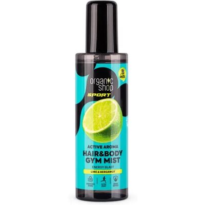 OEM Organic Shop Active Aroma Haj- és testpermet lime-al és bergamottal 200ml OEM Organic Shop Active Aroma Haj- és testpermet lime-al és bergamottal 200ml