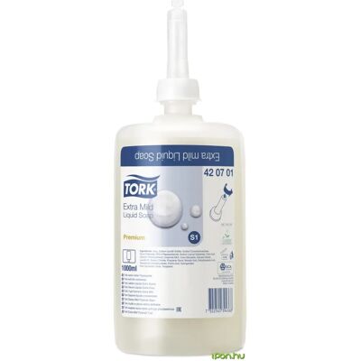 TORK Folyékony szappan 1L S1 rendszer Premium Soap Liquid Extra Mild illatmentes TORK Folyékony szappan 1L S1 rendszer Premium Soap Liquid Extra Mild illatmentes