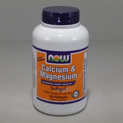 NOW Foods Calcium Magnesium Softgels - Étrend-kiegészítők NOW Foods Calcium Magnesium Softgels - Étrend-kiegészítők