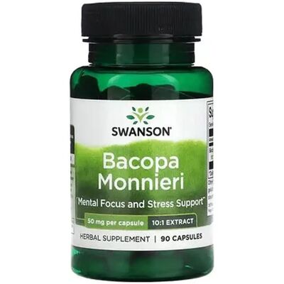 Swanson Bacopa Monnieri Kivonat - Támogatja a Memóriát & Koncentrációt Swanson Bacopa Monnieri Kivonat - Támogatja a Memóriát & Koncentrációt