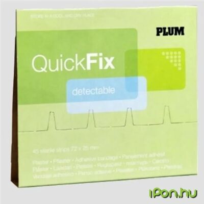 Plum QuickFix Detectálható Utántöltő - Elsősegély Plasztik Plum QuickFix Detectálható Utántöltő - Elsősegély Plasztik