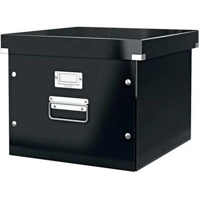 LEITZ Irattároló doboz függőmappának Click&Store fekete LEITZ Irattároló doboz függőmappának Click&Store fekete