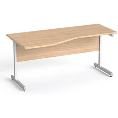 MAYAH Freedom SV-30 Íróasztal íves balos szürke fémlábbal 160x80 cm tölgy IBXA30T MAYAH Freedom SV-30 Íróasztal íves balos szürke fémlábbal 160x80 cm tölgy IBXA30T