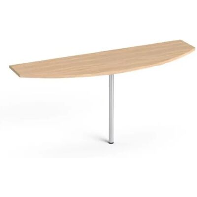 MAYAH Freedom SV-50T Tárgyalótoldat íves szürke fémlábbal 50x160 cm tölgy IBXT50T MAYAH Freedom SV-50T Tárgyalótoldat íves szürke fémlábbal 50x160 cm tölgy IBXT50T